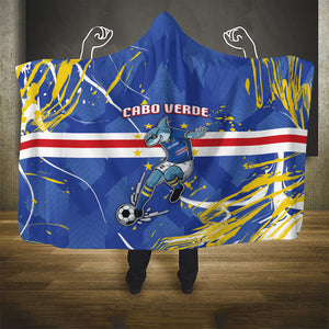 Cape Verde Hooded Blanket Blue Shark National Flag