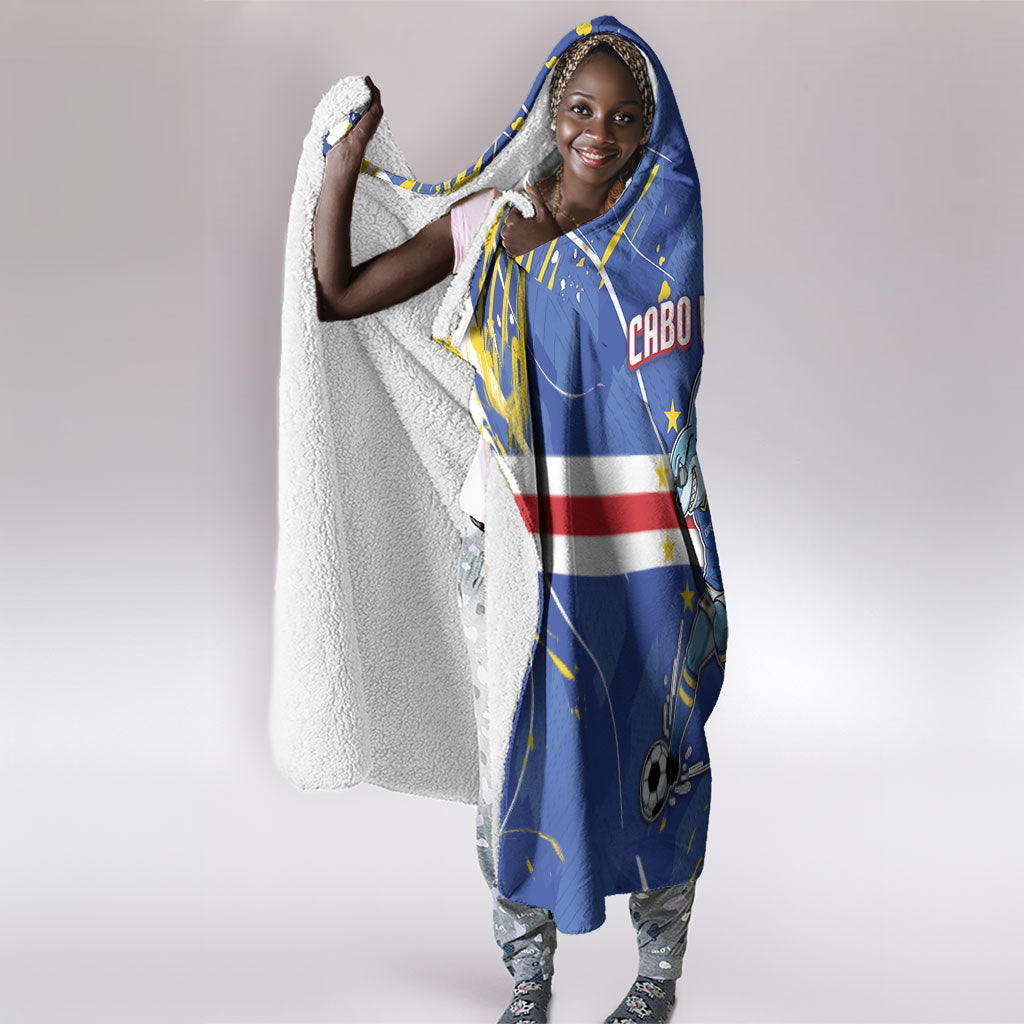 Cape Verde Hooded Blanket Blue Shark National Flag