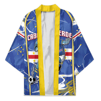 Custom Cape Verde Kimono Blue Shark National Flag