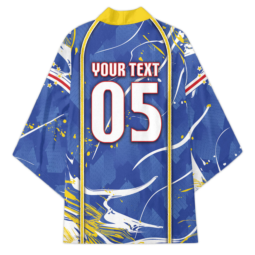Custom Cape Verde Kimono Blue Shark National Flag