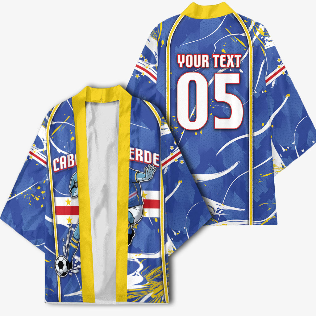 Custom Cape Verde Kimono Blue Shark National Flag