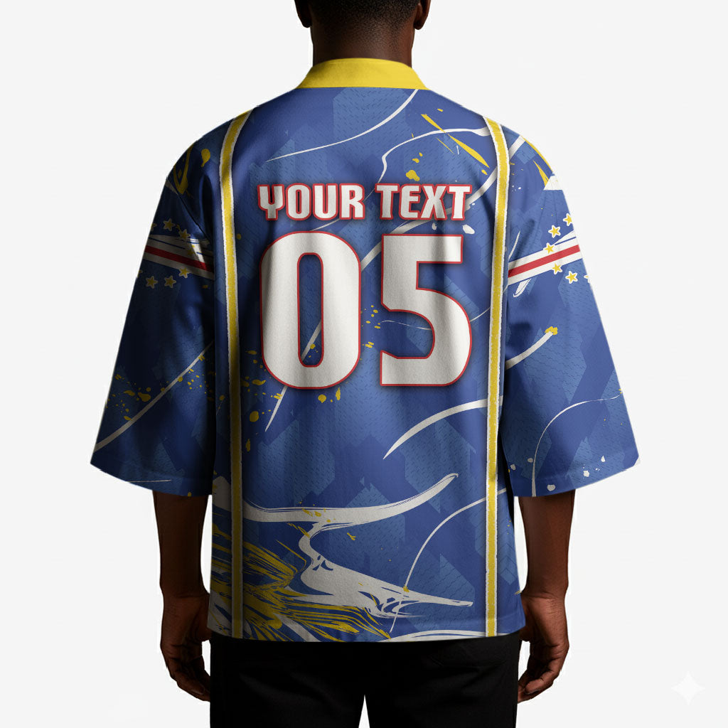 Custom Cape Verde Kimono Blue Shark National Flag