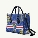 Cape Verde Leather Bag Blue Shark National Flag