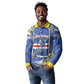 Custom Cape Verde Long Sleeve Polo Shirt Blue Shark National Flag