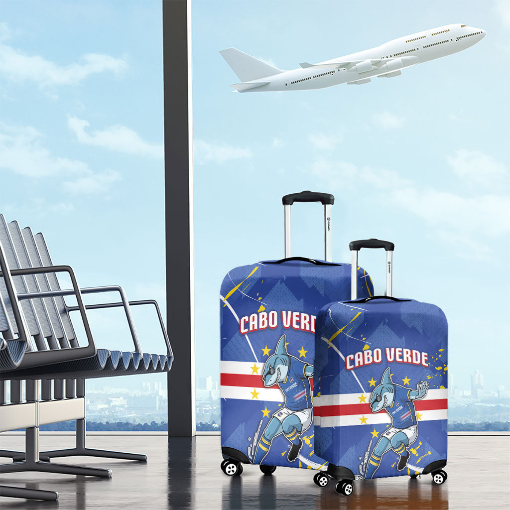 Cape Verde Luggage Cover Blue Shark National Flag