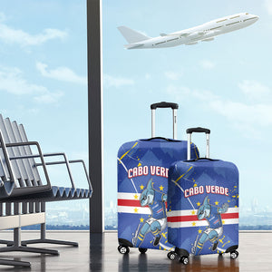 Cape Verde Luggage Cover Blue Shark National Flag