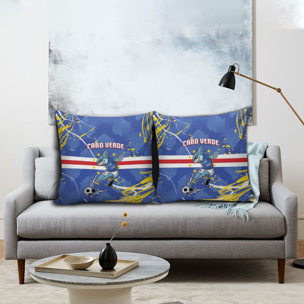 Cape Verde Pillow Cover Blue Shark National Flag