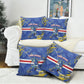 Cape Verde Pillow Cover Blue Shark National Flag