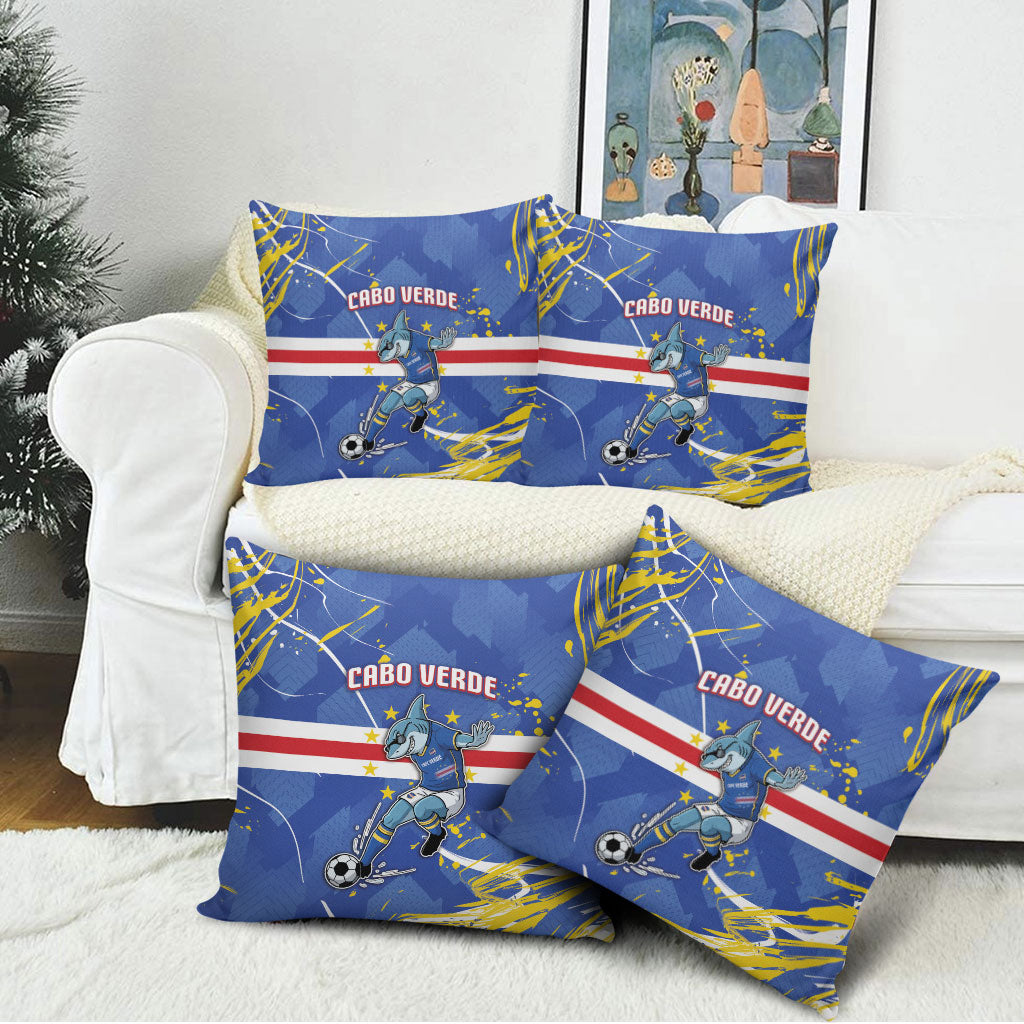 Cape Verde Pillow Cover Blue Shark National Flag