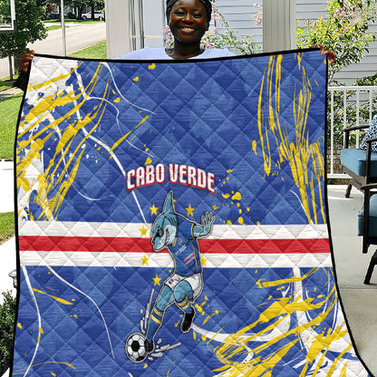 Cape Verde Quilt Blue Shark National Flag