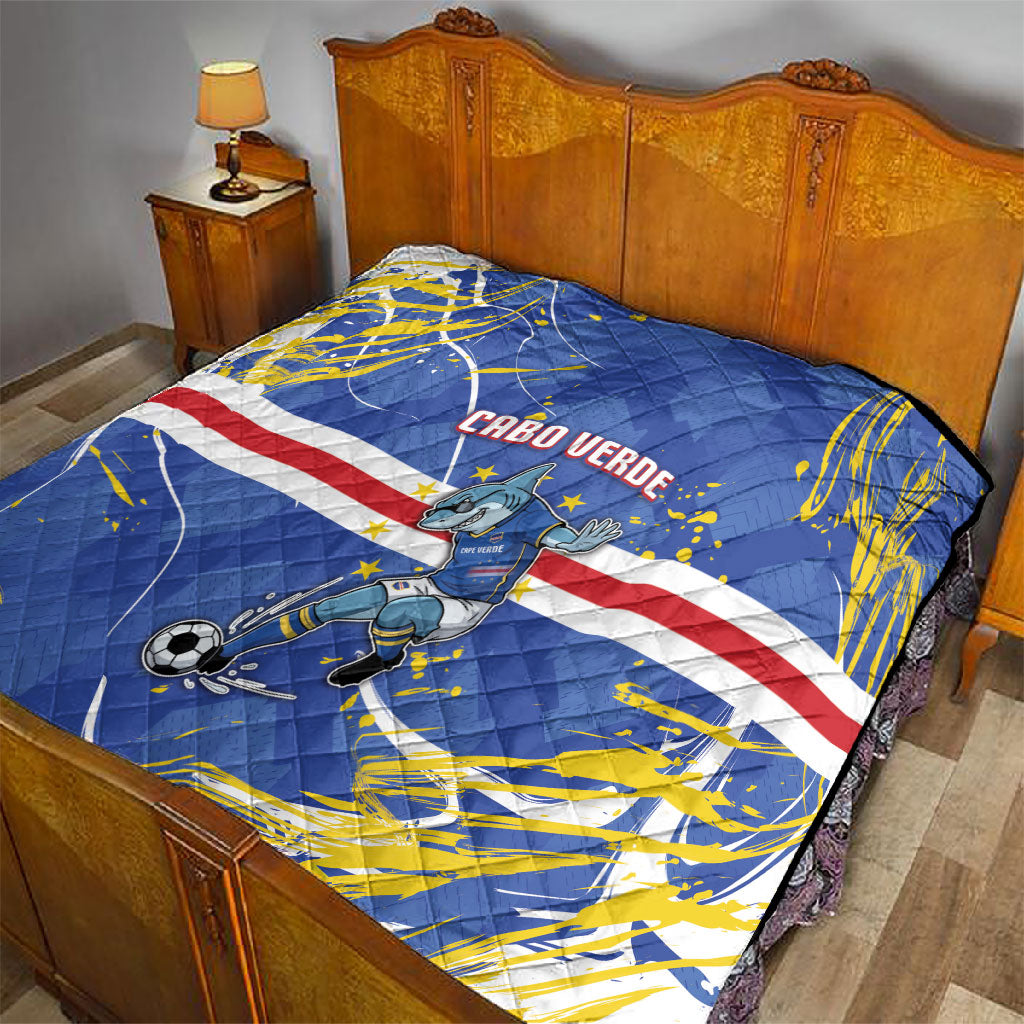 Cape Verde Quilt Blue Shark National Flag