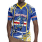 Custom Cape Verde Rugby Jersey Blue Shark National Flag