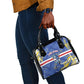 Cape Verde Shoulder Handbag Blue Shark National Flag