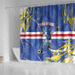 Cape Verde Shower Curtain Blue Shark National Flag