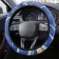 Cape Verde Steering Wheel Cover Blue Shark National Flag
