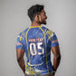 Custom Cape Verde T shirt Blue Shark National Flag