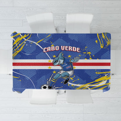Cape Verde Tablecloth Blue Shark National Flag