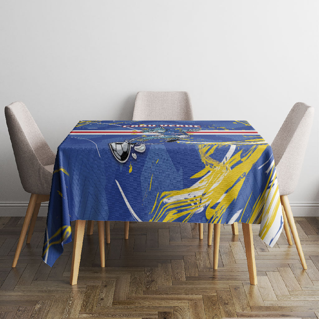 Cape Verde Tablecloth Blue Shark National Flag