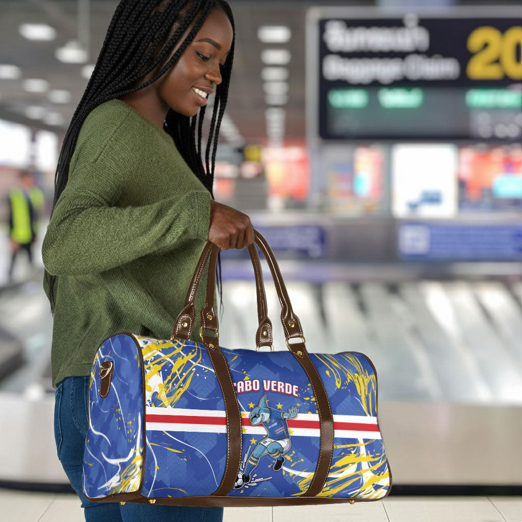Cape Verde Travel Bag Blue Shark National Flag