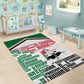 Sudan Area Rug Secretary Bird With Typography Patterns - African Pride