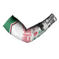 Personalized Sudan Arm Sleeves Secretary Bird With Typography Patterns - African Pride