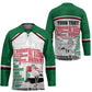Personalized Sudan Hockey Jersey Secretary Bird With Typography Patterns - African Pride