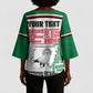 Personalized Sudan Kimono Sleeve Blouse Secretary Bird With Typography Patterns - African Pride