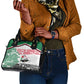 Sudan Shoulder Handbag Secretary Bird With Typography Patterns - African Pride