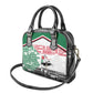 Sudan Shoulder Handbag Secretary Bird With Typography Patterns - African Pride
