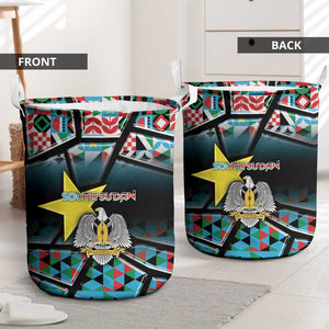 South Sudan Laundry Basket Geometric African Patterns - African Pride