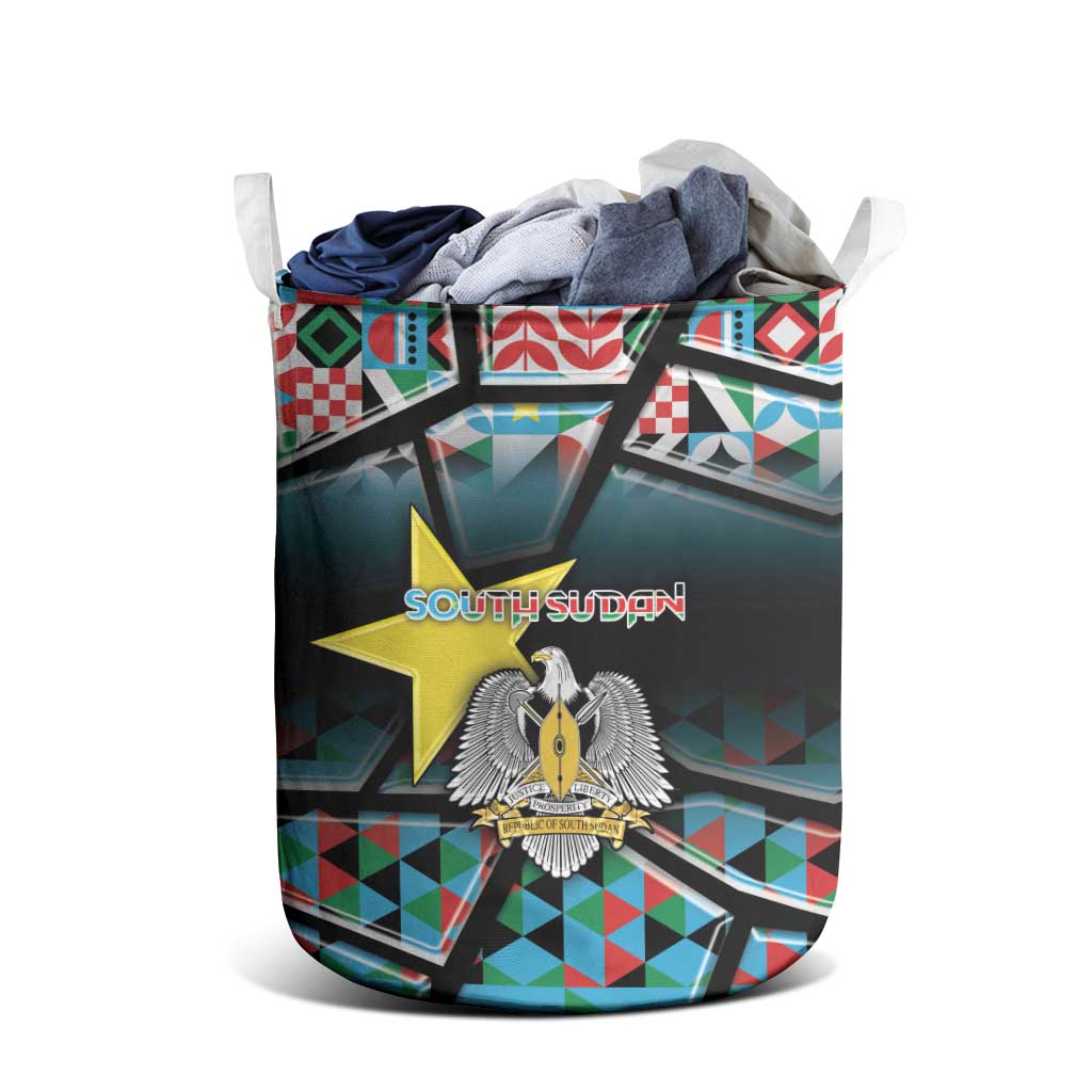 South Sudan Laundry Basket Geometric African Patterns - African Pride