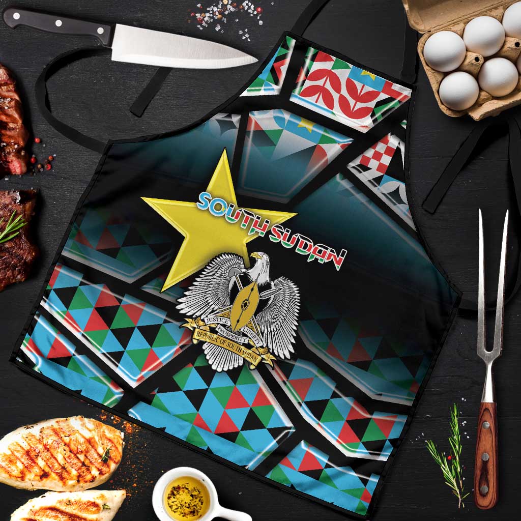 South Sudan Apron Geometric African Patterns - African Pride