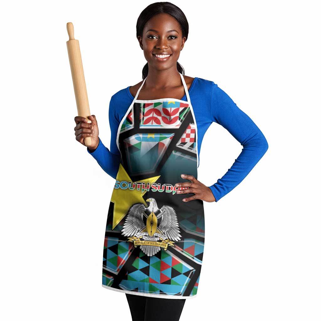 South Sudan Apron Geometric African Patterns - African Pride