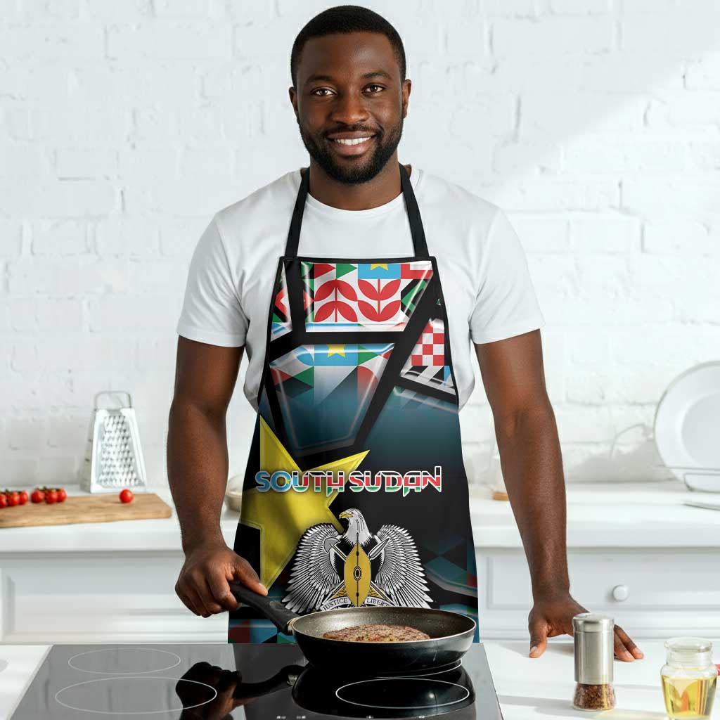 South Sudan Apron Geometric African Patterns - African Pride