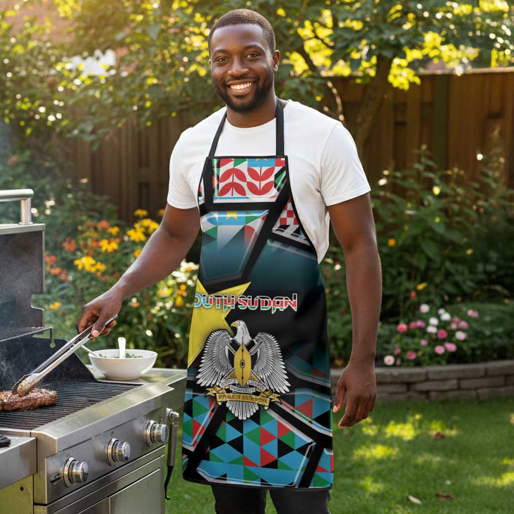 South Sudan Apron Geometric African Patterns - African Pride
