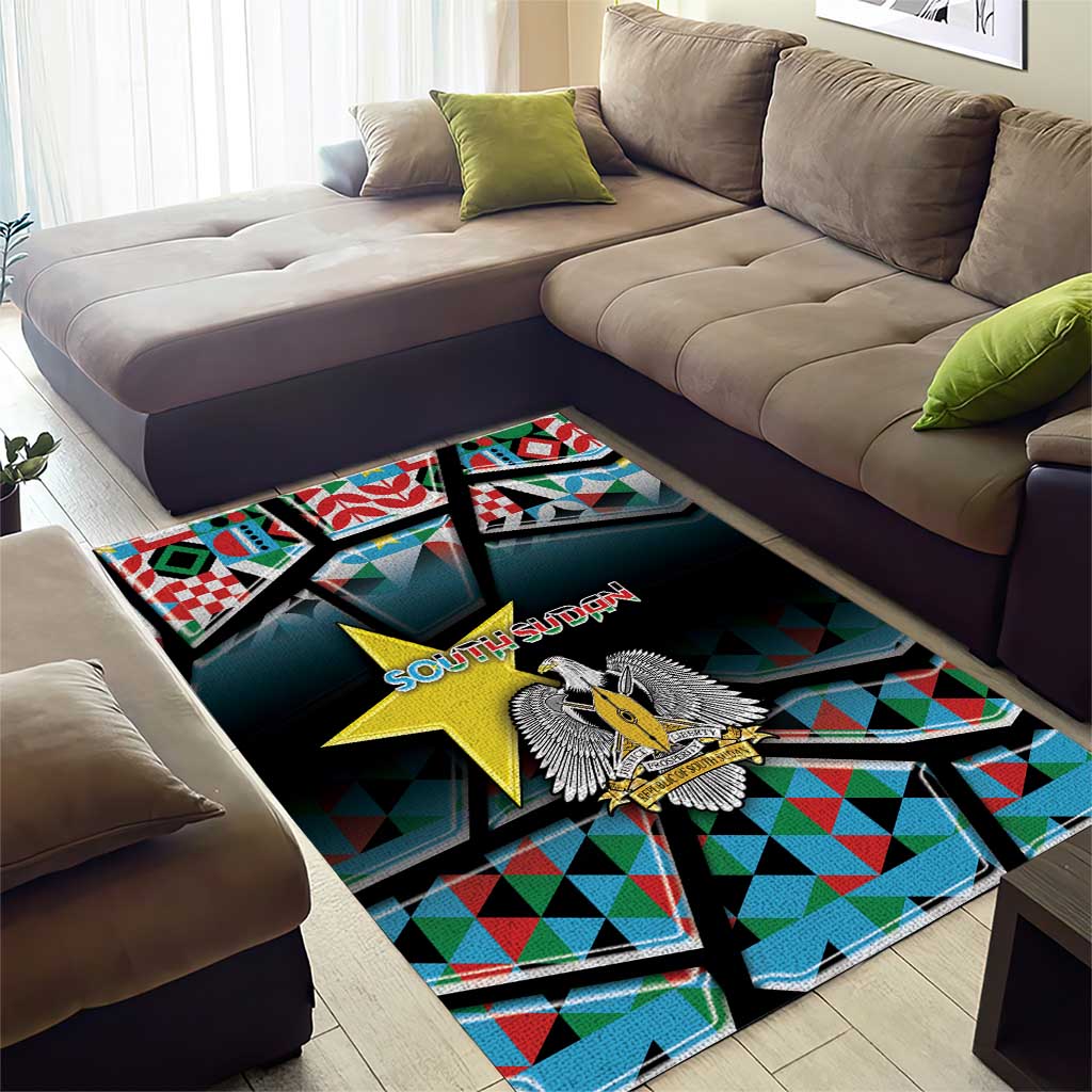 South Sudan Area Rug Geometric African Patterns - African Pride