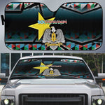 South Sudan Auto Sun Shade Geometric African Patterns - African Pride