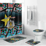 South Sudan Bathroom Set Geometric African Patterns - African Pride
