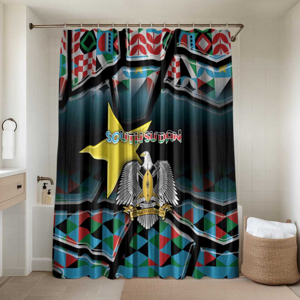 South Sudan Bathroom Set Geometric African Patterns - African Pride