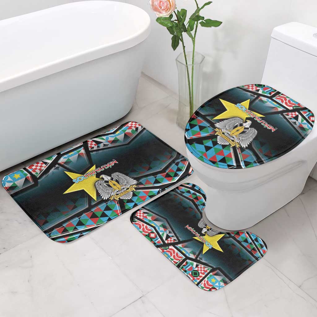 South Sudan Bathroom Set Geometric African Patterns - African Pride