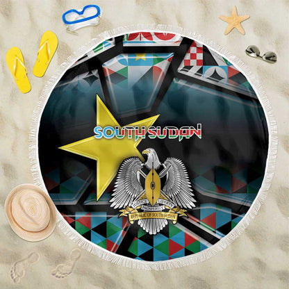 South Sudan Beach Blanket Geometric African Patterns - African Pride
