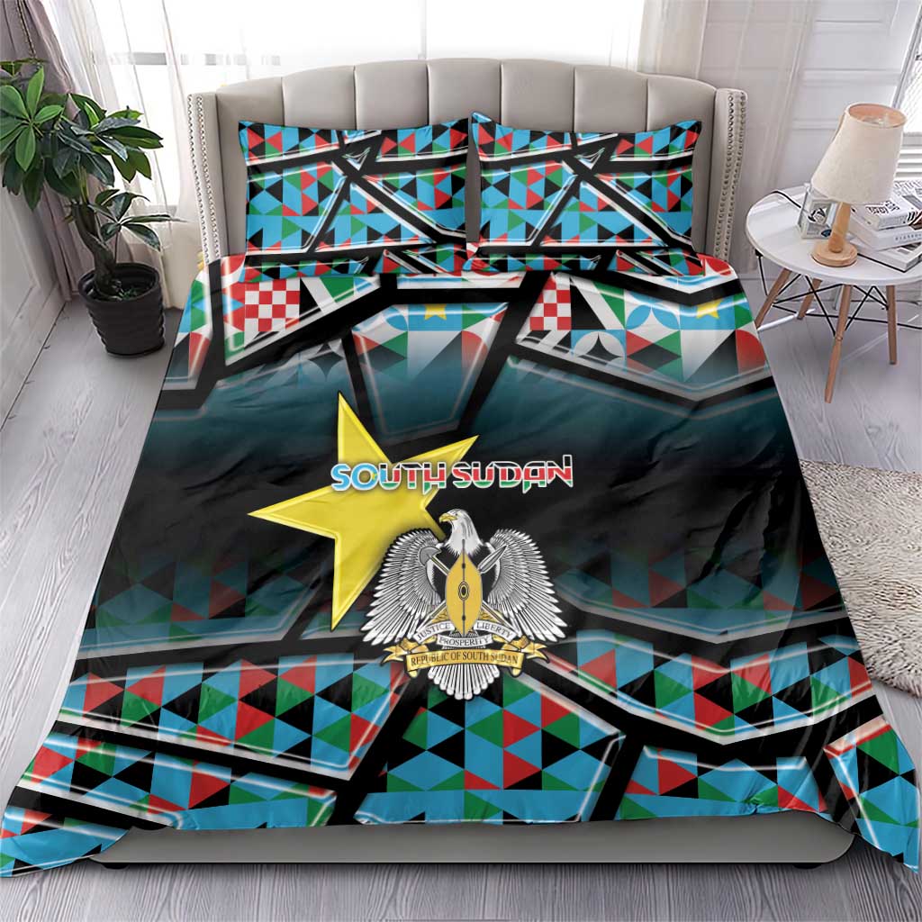 South Sudan Bedding Set Geometric African Patterns - African Pride