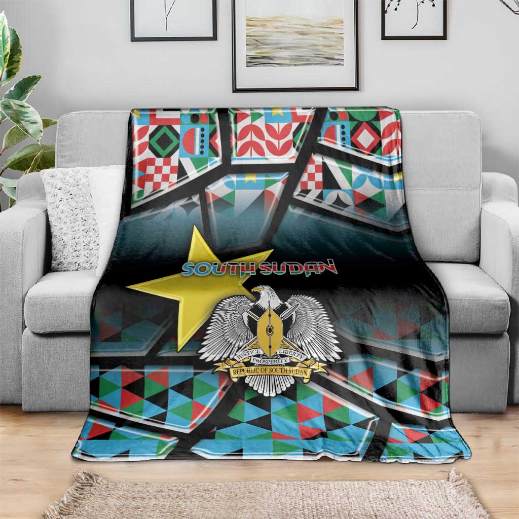 South Sudan Blanket Geometric African Patterns - African Pride