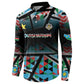 Custom South Sudan Button Sweatshirt Geometric African Patterns