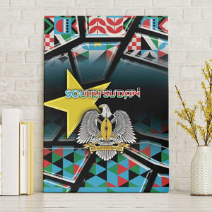 South Sudan Canvas Wall Art Geometric African Patterns - African Pride
