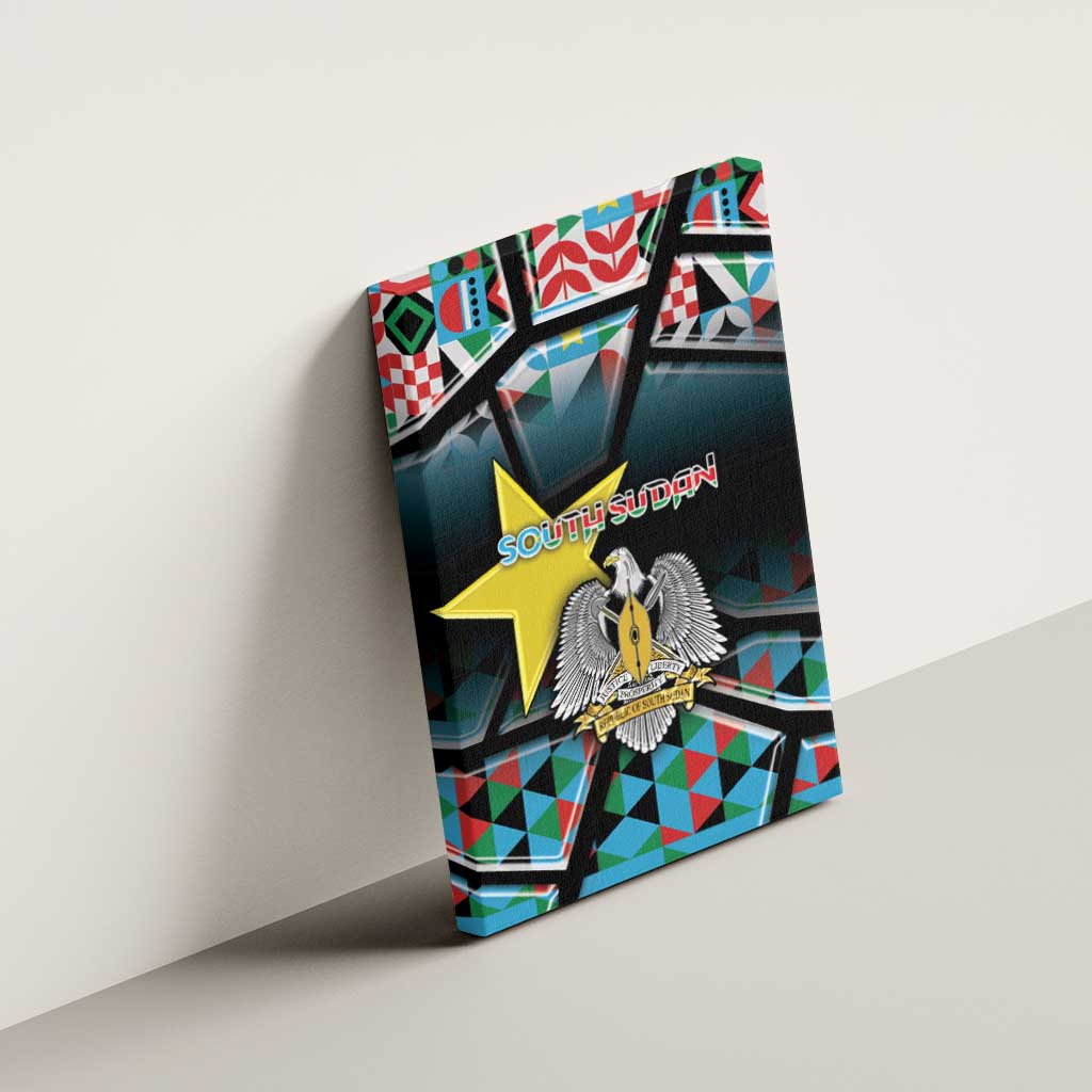 South Sudan Canvas Wall Art Geometric African Patterns - African Pride