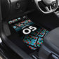 Custom South Sudan Car Mats Geometric African Patterns - African Pride