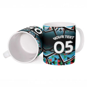 Custom South Sudan Ceramic Mug Geometric African Patterns - African Pride