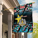 South Sudan Garden Flag Geometric African Patterns - African Pride