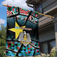 South Sudan Garden Flag Geometric African Patterns - African Pride